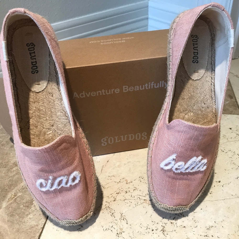 Soludos Ciao Bella Smoking Slipper. Size 9